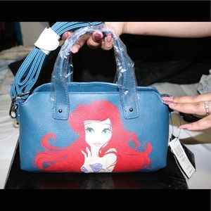 NWT LOUNGEFLY NEW LITTLE MERMAID HAND BAG